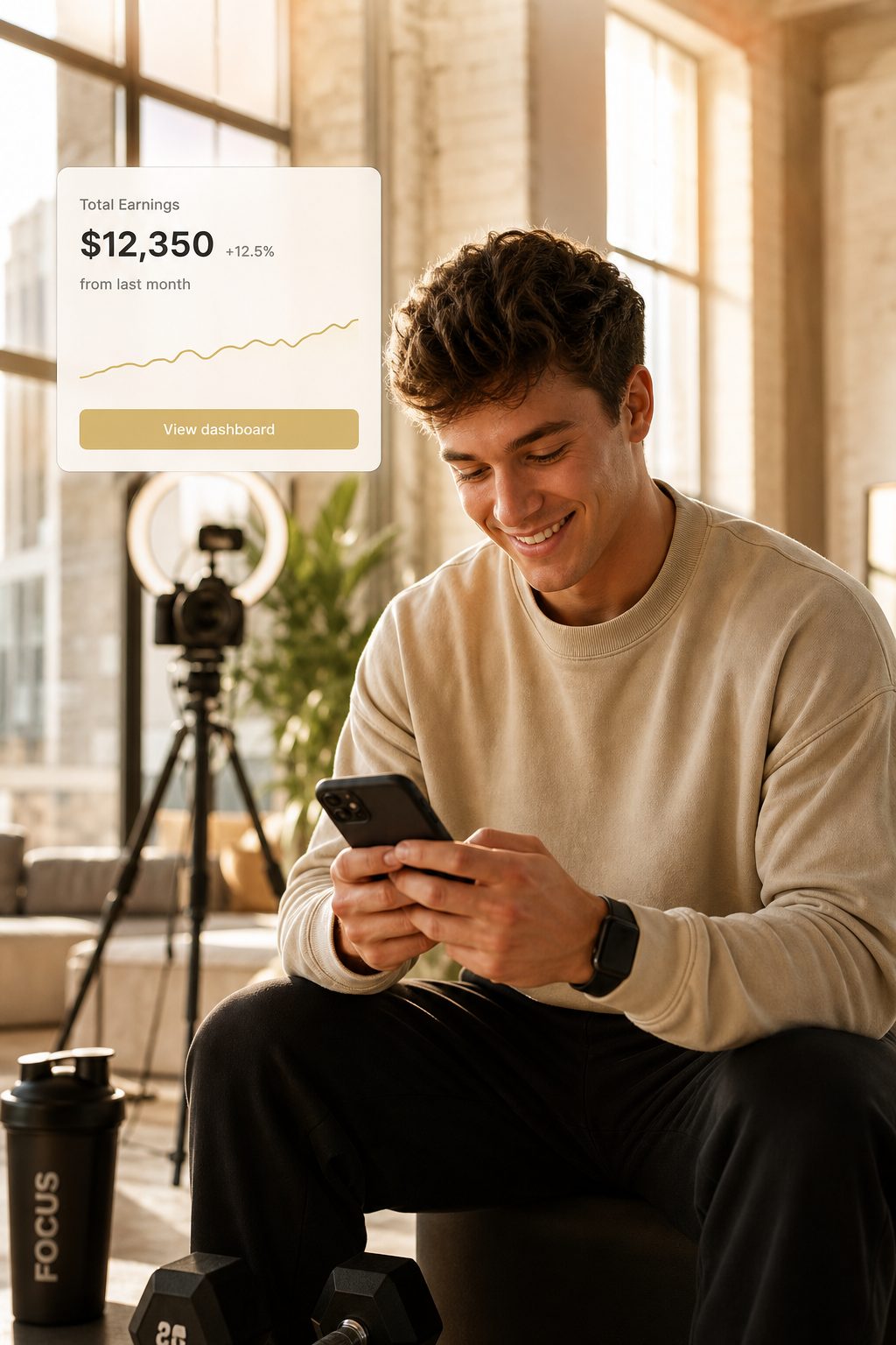 Creator earning from followers